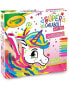 Фото #2 товара Crayola Unicorn Neon Набор: Прибор для плавки восковых мелков + Восковые мелки + Картинки-раскраски