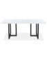 Фото #3 товара Emila 78" Rectangle Sintered Stone Mix and Match Dining Table, Created for Macy's