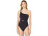 Фото #1 товара Michael Michael Kors Women's 248281 One Shoulder One-piece Swimsuit Size 12