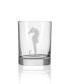 Фото #2 товара Seahorse Double Old Fashioned 14Oz - Set Of 4 Glasses