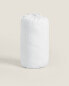 Striped cotton mattress protector