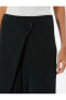 Фото #5 товара Брюки женские Koton Комфортная модель с широкими штанинами резинкой и карманами