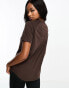 Фото #7 товара Hummel Mesh t-shirt with raglan sleeve in brown