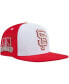Men's White, Red San Francisco Giants Strawberry Ice Cream Drip Snapback Hat