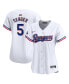 Фото #1 товара Women's Corey Seager White Texas Rangers 2024 Gold Collection Limited Player Jersey