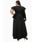 ფოტო #2 პროდუქტის Plus Size Vivienne Ruffled Maxi Dress