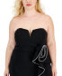 Trendy Plus Size Strapless Ruffled Dress