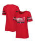 Фото #1 товара Women's Red St. Louis Cardinals Team Stripe T-shirt