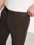 Фото #2 товара ASOS DESIGN super skinny smart trousers in brown