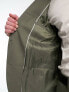 Фото #3 товара New Look single breasted slim suit jacket in dark khaki