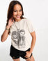 Miss Selfridge festival license Blondie graphic tee in white