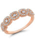 ფოტო #2 პროდუქტის Diamond Halo Cluster Ring (1/4 ct. t.w.) in 10k Yellow, White or Rose Gold