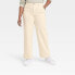 Фото #3 товара Women's High-Rise Straight Jeans - Universal Thread Cream 12