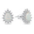 Charming Opal Jewelry Set SET244W (Earrings, Pendant)
