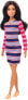 Фото #5 товара Кукла Barbie Игра с модой 147 ,Барби брюнетка в полосатом платье, GYB02