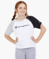 ფოტო #1 პროდუქტის Big Girls Colorblock Meet Greet Crewneck T-shirt