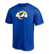 Фото #2 товара Men's Aaron Donald Royal Los Angeles Rams Player Icon Name and Number T-shirt