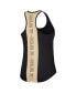 ფოტო #3 პროდუქტის Women's Black Distressed Purdue Boilermakers 10 Days Racerback Scoop Neck Tank Top