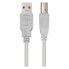 USB 2.0 Cable NANOCABLE Beige