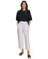 Women's Belted Pleated Pants