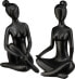 Poly-Yogafrau, schwarz (30 cm), 1 St