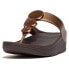 Фото #3 товара Шлепанцы Fitflop Halo Bead-Circle Metallic Toe-Post в бронзовом цвете