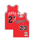 Фото #1 товара Preschool Michael Jordan Red Chicago Bulls Hardwood Classics 1984/85 Authentic Swingman Jersey