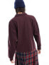 Фото #7 товара Lee long sleeve polo top in burgundy