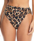 Фото #3 товара Women's Night and Day Cheetah-Print Bikini Bottoms, Created for Macy's