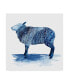 Grace Popp Cobalt Farm Animals III Canvas Art - 27" x 33"