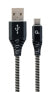 Gembird CC-USB2B-AMCM-2M-BW - 2 m - USB A - USB C - USB 2.0 - 480 Mbit/s - Black - White