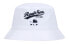 Фото #17 товара Шляпа рыбацкая MLB Лого NY Fisherman Hat, унисекс, черный/бежевый/белый.