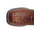 Фото #7 товара Ferrini Stampede Crocodile Square Toe Cowboy Mens Blue, Brown Casual Boots 4049