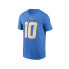 Фото #2 товара Los Angeles Chargers Men's Pride Name and Number Wordmark 3.0 Player T-shirt Justin Herbert