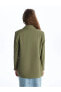 Фото #3 товара LCW Vision Düz Uzun Kollu Keten Görünümlü Kadın Blazer Ceket