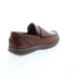 Фото #15 товара Florsheim Central Penny Mens Brown Leather Loafers & Slip Ons Penny Shoes