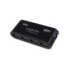 LogiLink USB 3.0 4x - USB 3.2 Gen 1 (3.1 Gen 1) Type-A - 5000 Mbit/s - Black - CE - RoHS - 5 V - 107 mm