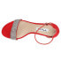 Фото #4 товара Nina Eloise Rhinestone Ankle Strap Evening Womens Red Dress Sandals ELOISE-614