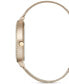 Фото #2 товара Часы и аксессуары I.N.C. International Concepts Женские наручные часы с золотистым металлическим браслетом 38мм, набор для подарка, созданный для Macy's