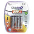 DIGIVOLT AAA/R3 950mAh BT4-950 Rechargeable Battery 4 Units