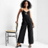 Women's Strappy Cut-Out Wide Leg Jumpsuit - Future Collective with Jenny K.