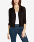 ფოტო #1 პროდუქტის Women's 3/4 Sleeve Open Cardigan Sweater