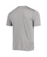 Men's Heathered Gray Tennessee Titans Combine Authentic Game On T-shirt