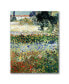 Фото #1 товара Vincent Van Gogh 'Garden in Bloom' Canvas Art - 47" x 30"