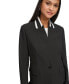 Фото #2 товара Karl Lagerfeld Women's Reverse Lapel One Button Blazer