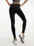 ASOS 4505 Icon run tie waist legging with running pocket in black