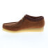 Фото #10 товара Clarks Wallabee 26165806 Mens Brown Suede Oxfords & Lace Ups Casual Shoes