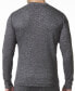 Фото #2 товара Men's 2 Layer Merino Wool Blend Thermal Long Sleeve Shirt