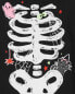 Baby 2-Piece Glow Halloween Skeleton 100% Snug Fit Cotton Pajamas 12M