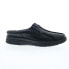 Фото #1 товара Drew Jackson 47713-18 Mens Black Leather Loafers & Slip Ons Casual Shoes